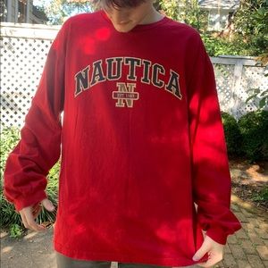 Nautica Long Sleeve Logo Shirt 🌙